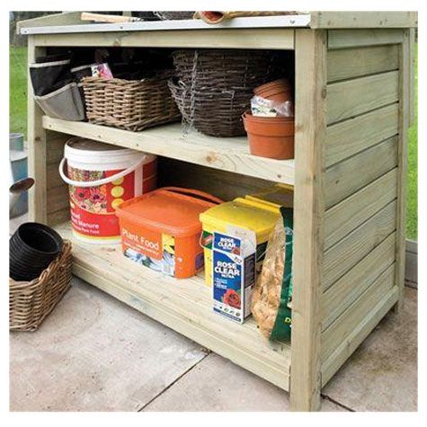 Outdoor Potting Station for Gardeners