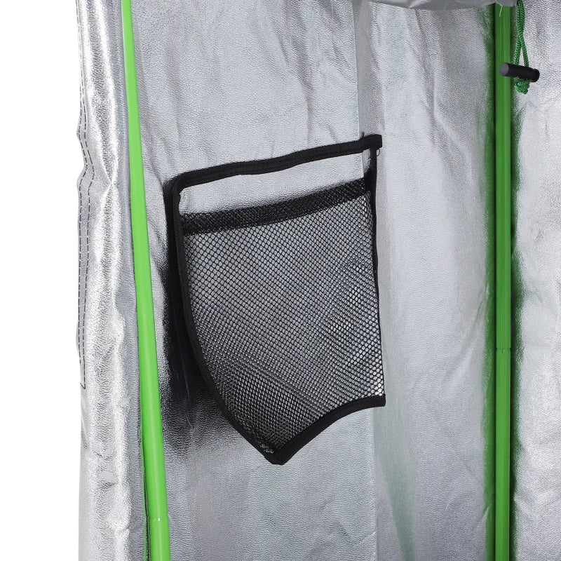 Indoor Hydroponic Grow Tent - Black, 60x60x140cm