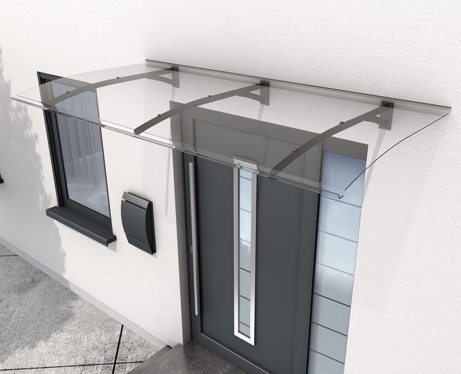 PT Arcylic Shield Canopy - Anthracite