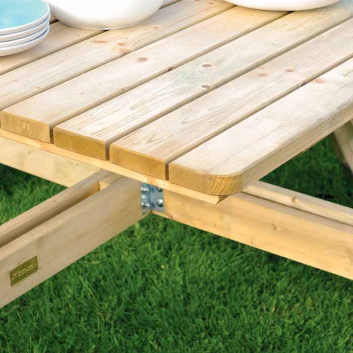 Outdoor Square Picnic Table - Weatherproof