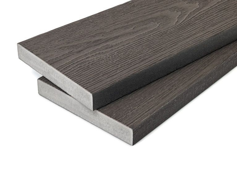 3.6m Premium Woodgrain Effect Decking Board Capstock PVC-ASA