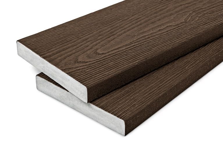 3.6m Premium Woodgrain Effect Decking Board Capstock PVC-ASA