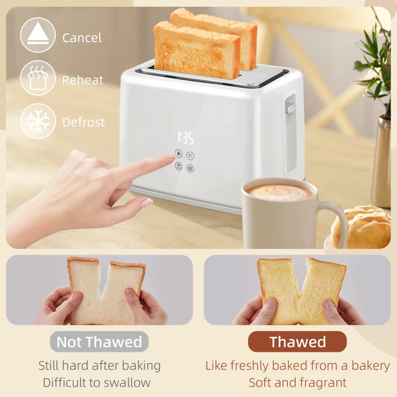 Polished Stainless Steel White Kettle and Toaster Set - Modern Kitchen Appliances for Stylish Cooking and Brewing