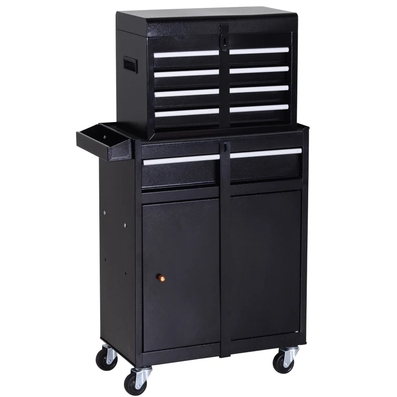 2-in-1 Metal Tool Storage Cabinet