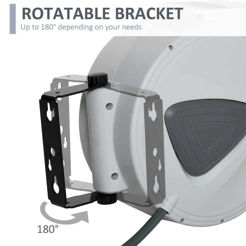 Wall-Mounted Retractable Air Hose Reel
