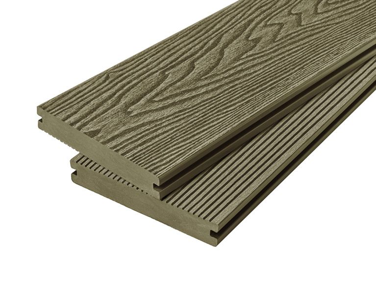 4m Solid Commercial Grade Composite Decking Board