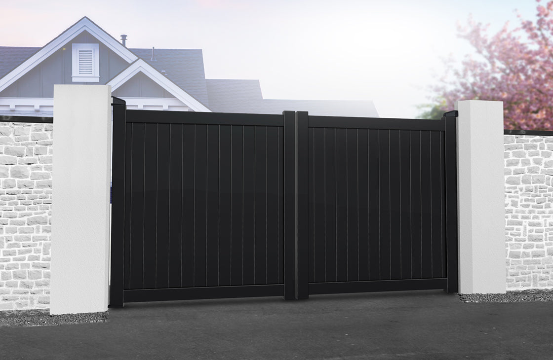 Readymade Double Swing Aluminium Driveway Gate