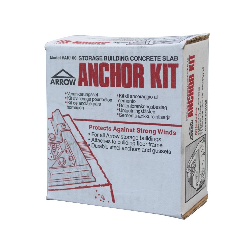 Metal Shed Anchor Kit for Secure Installation