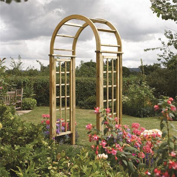 Round Top Garden Arch - Stylish Design