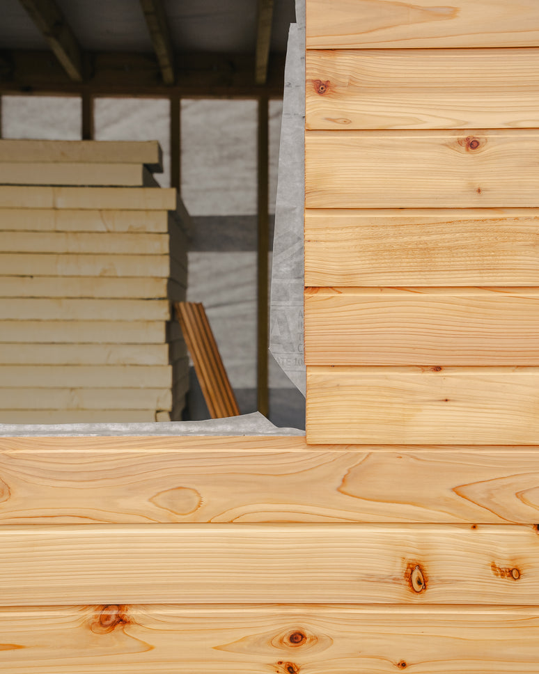 Shadow Gap British Cedar Cladding 145mm x 19mm Planed Smooth Timber