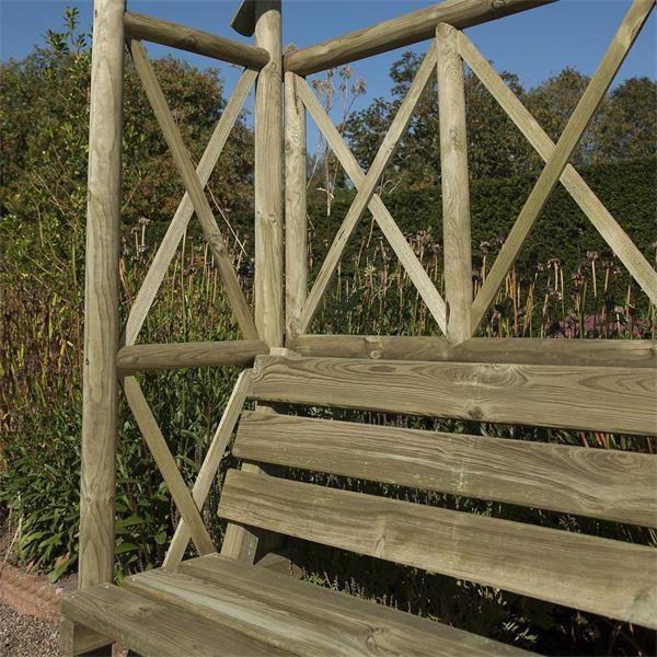 Rustic Garden Seat - Perfect for Outdoor Spaces