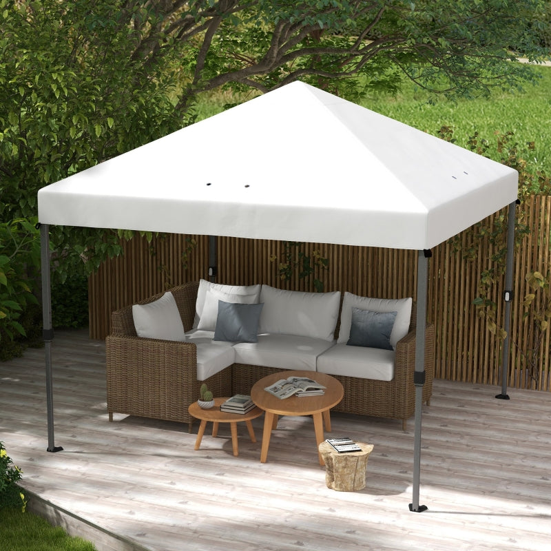 White 3x3m Pop-Up Gazebo Kit