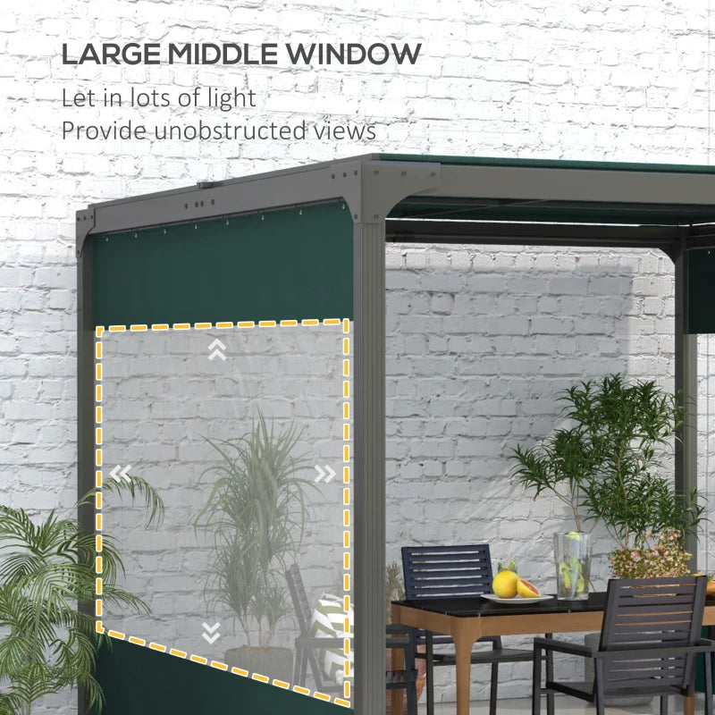 Green 3 x 2m Pergola Panel Set - Pack of 2