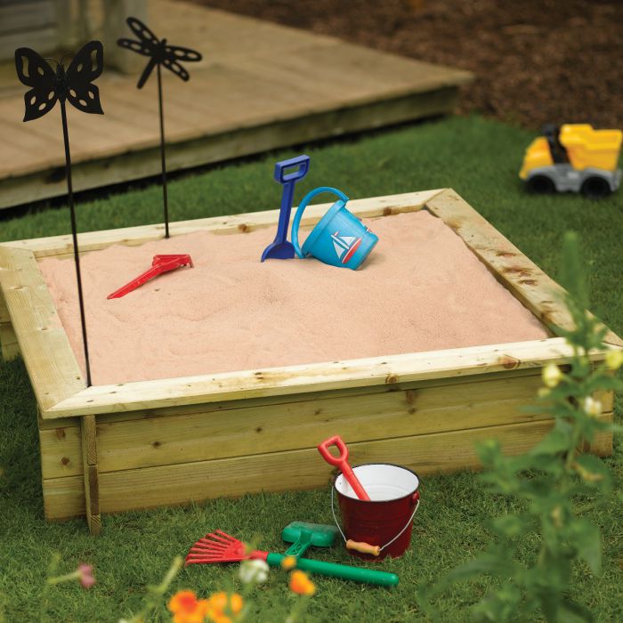 Kids Wooden Sandpit - Outdoor Play Area