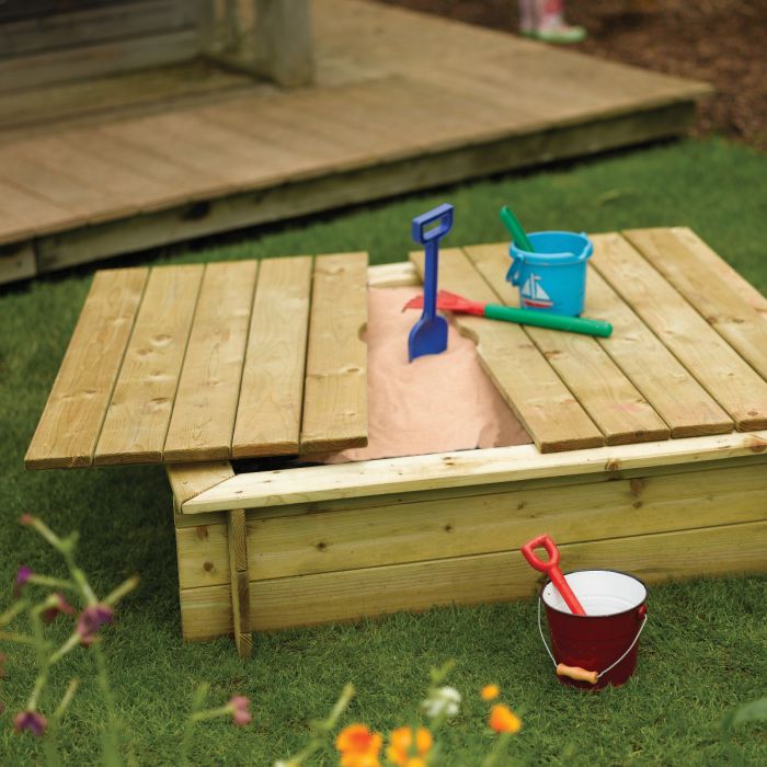 Kids Wooden Sandpit - Outdoor Play Area