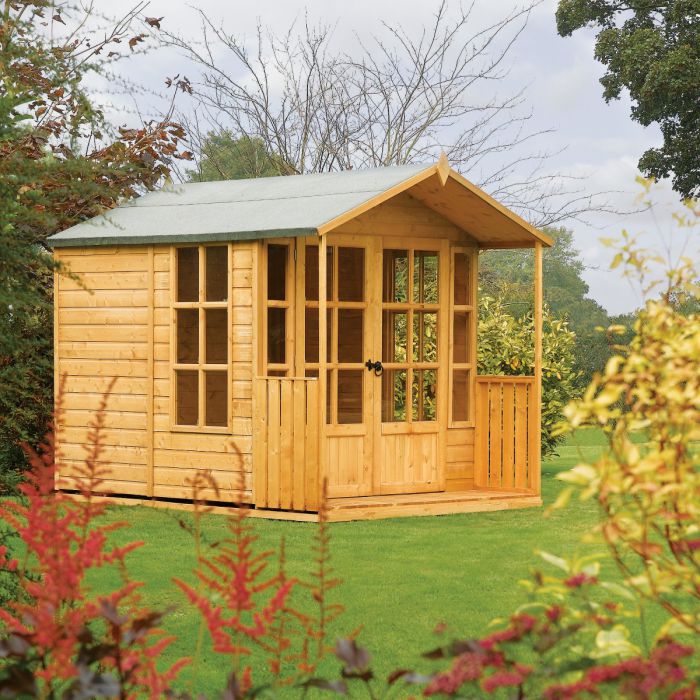 7x7 Timber Summerhouse - Floor Included