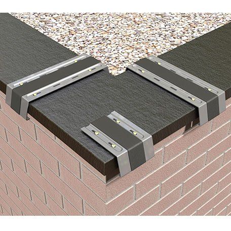 362mm Aluminium Coping 135 Degree Angle - Suitable For 270-300mm Wall - RAL 7016 Anthracite Grey