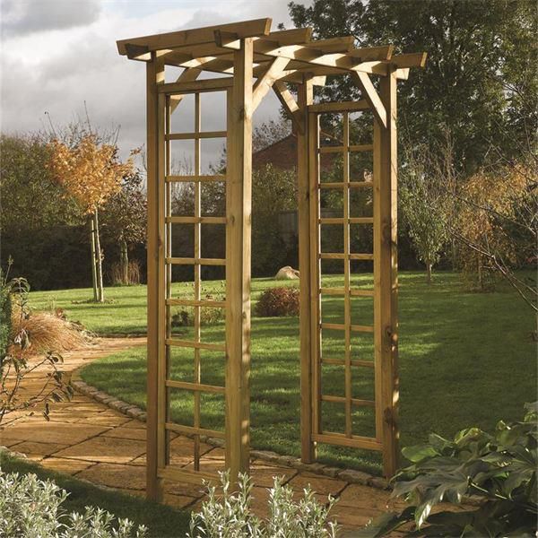 Square Top Arch for Stylish Gardens