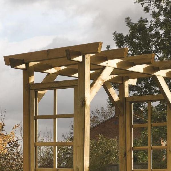 Square Top Arch for Stylish Gardens