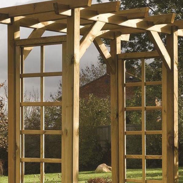 Square Top Arch for Stylish Gardens