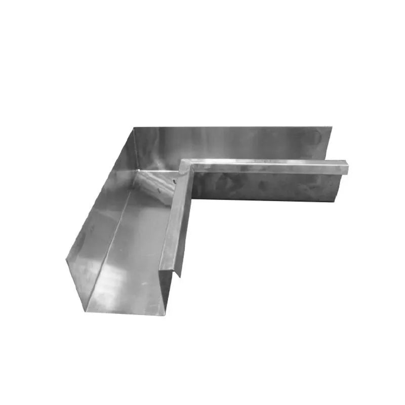 Stainless Steel 120mm Box Gutter Internal Corner - 90 Degrees