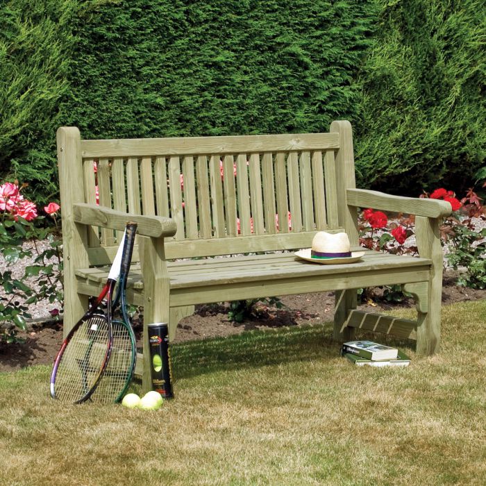 Outdoor Softwood Bench 1.5m - Garden Seating