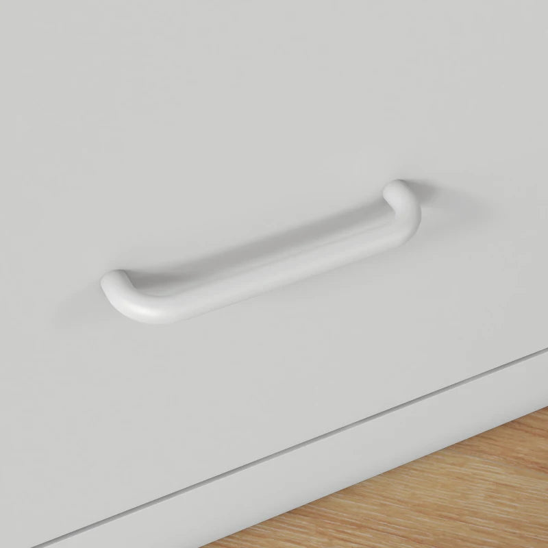 Modern Two-Drawer Cream Steel Filing Cabinet - Stylish Office Storage Solution for Organizing Documents and Files