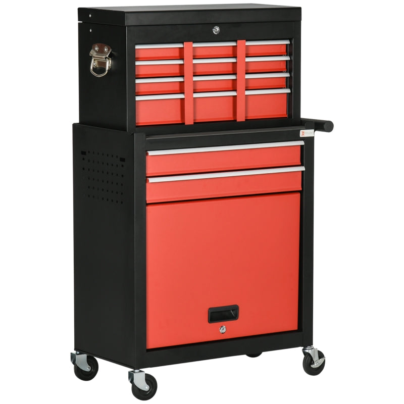 Tool Cabinet Cart with Lockable Drawers