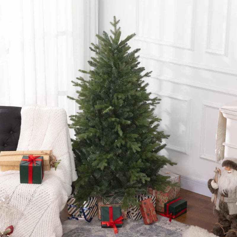 5ft Green Bare Artificial Christmas Tree with 1309 Tips - Perfect for Holiday Decor and Festive Celebrations