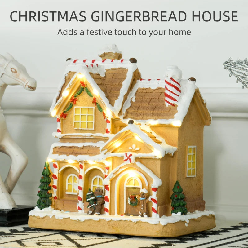 Festive Gingerbread House with Lights & Music - Perfect Christmas Decoration for Holiday Cheer