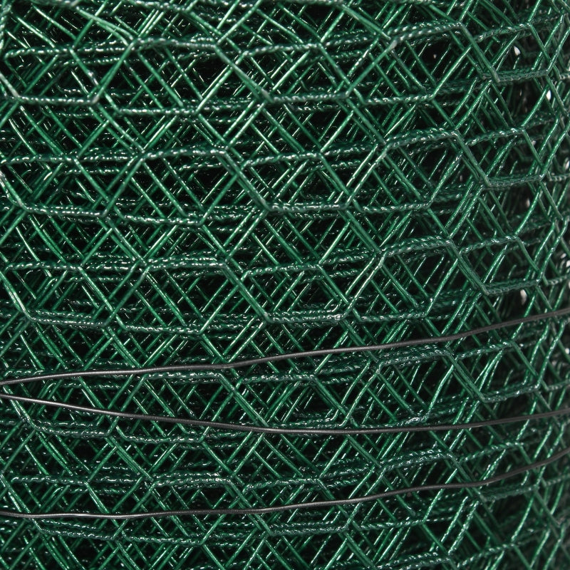 1m x 25m Foldable PVC Coated Wire Mesh Fence