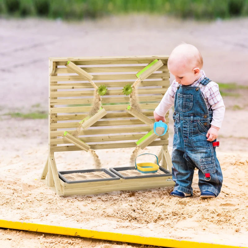 Outdoor Kids Water and Sand Playset with 18 Fun Accessories for Summer Play