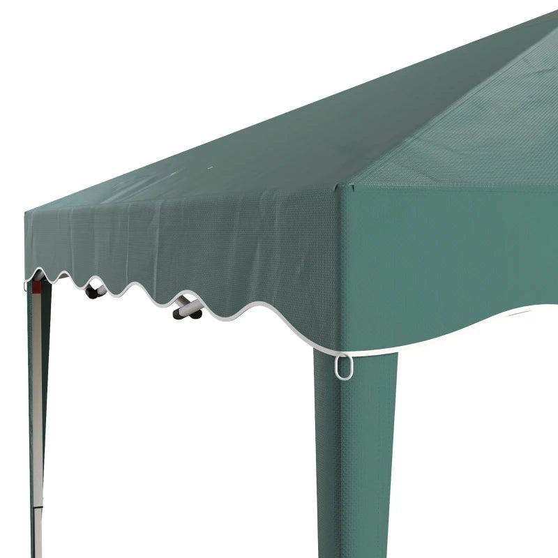 Green Adjustable Height Pop-Up Gazebo with Bag