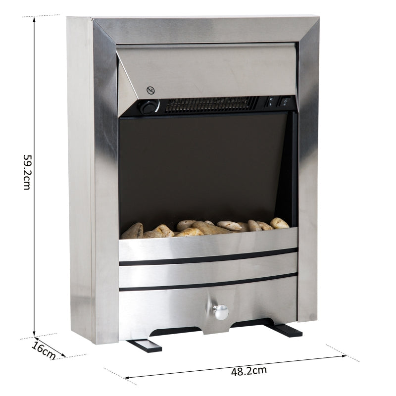 Metal Electric Fireplace