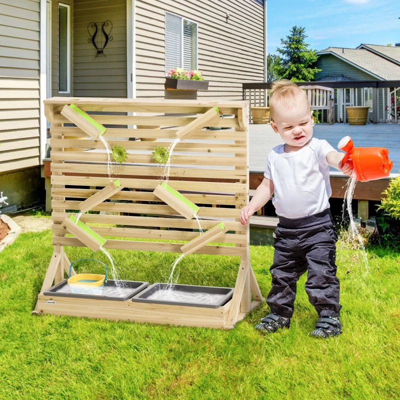 Outdoor Kids Water and Sand Playset with 18 Fun Accessories for Summer Play