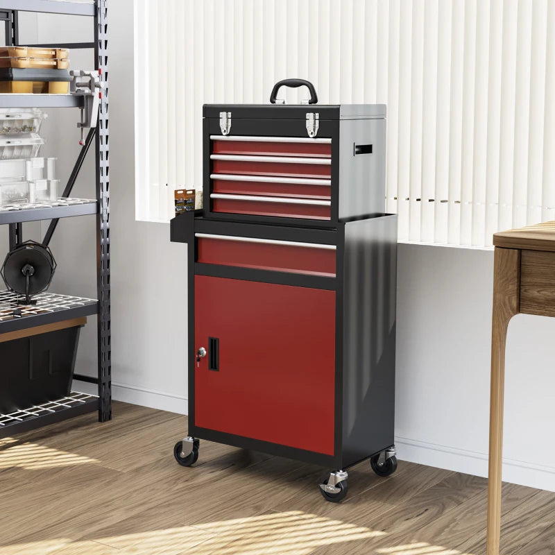 Rolling Tool Storage Chest for Easy Access