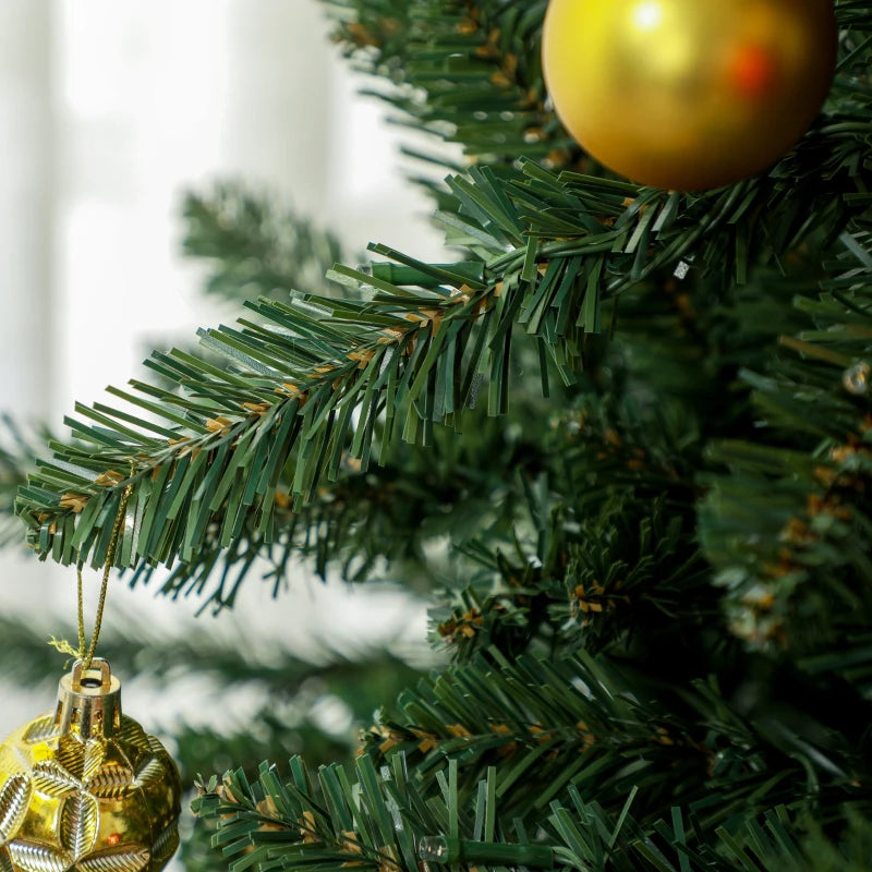 6ft White Light Artificial Christmas Tree - Pre-Lit, Realistic Look, Perfect for Holiday Decor, Easy Assembly, Indoor Use