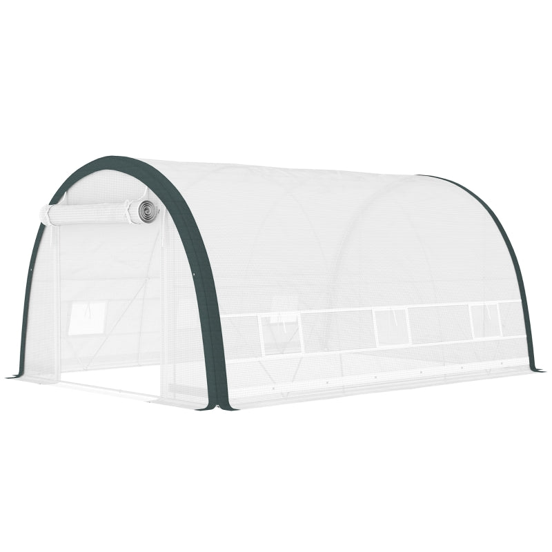 Spacious Walk-In Tunnel Greenhouse with Accessories