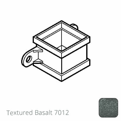 100 x 75mm (4"x3") Cast Aluminium Eared Socket - Textured 7012 Basalt Grey - Trade Warehouse