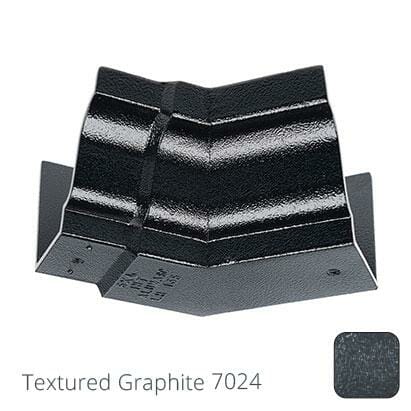 100 x 75mm (4"x3") Moulded Ogee Cast Aluminium 135 Degree Internal Angle - Textured Graphite Grey RAL 7024 - Trade Warehouse