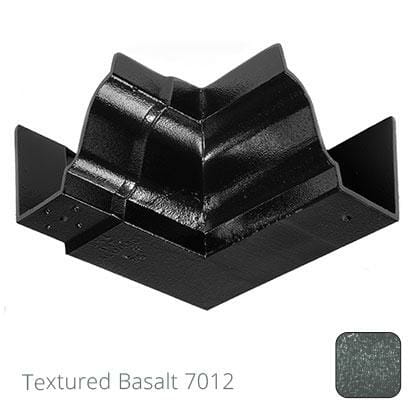 100 x 75mm (4"x3") Moulded Ogee Cast Aluminium 90 Degree Internal Angle - Textured Basalt Grey RAL 7012 - Trade Warehouse