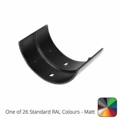 100mm (4") Half Round Cast Aluminium Gutter Union - One of 26 Standard Matt RAL colours TBC - Trade Warehouse