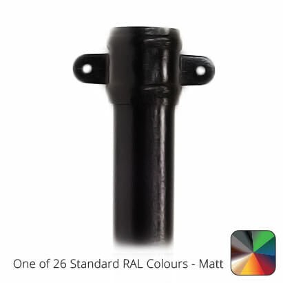 100mm (4") x 2m Aluminium Downpipe with Cast Eared Socket - One of 26 Standard Matt RAL colours TBC - Trade Warehouse