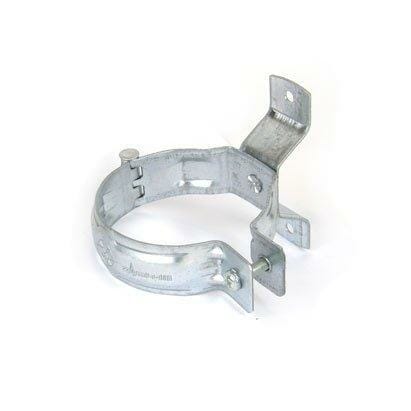 100mm Galvanised Steel Downpipe Bracket - (there is no Natural Zinc Version) - Trade Warehouse