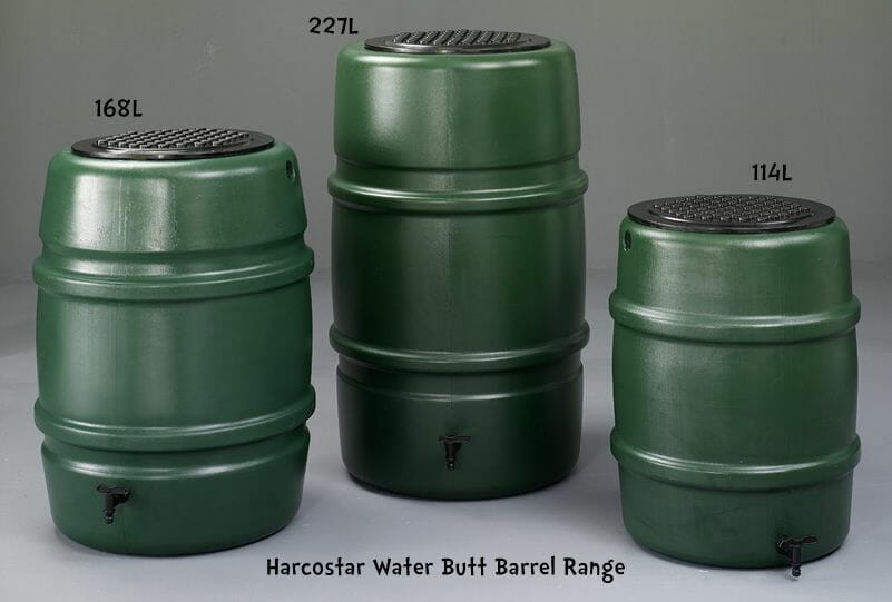 114L Standard Water Butt Barrel - Trade Warehouse