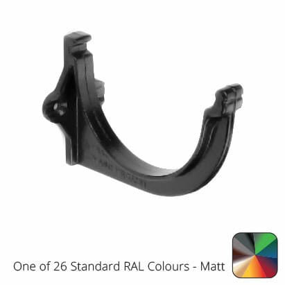 115mm (4.5") Beaded Half Round Cast Aluminium Gutter Fascia Bracket - One of 26 Standard Matt RAL colours TBC - Trade Warehouse