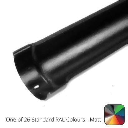 115x75mm (4.5"x3") Beaded Deep Run Cast Aluminium Gutter Length - 1.83m - One of 26 Standard Matt RAL colours TBC - Trade Warehouse