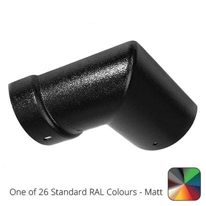 125mm (5") Half Round Cast Aluminium Gutter 90 External Angle - One of 26 Standard Matt RAL colours TBC - Trade Warehouse