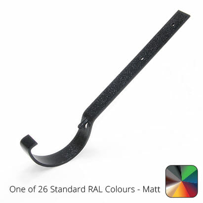 125mm (5") Half Round Cast Aluminium Gutter Top Fix Rafter Bracket - One of 26 Standard Matt RAL colours TBC - Trade Warehouse