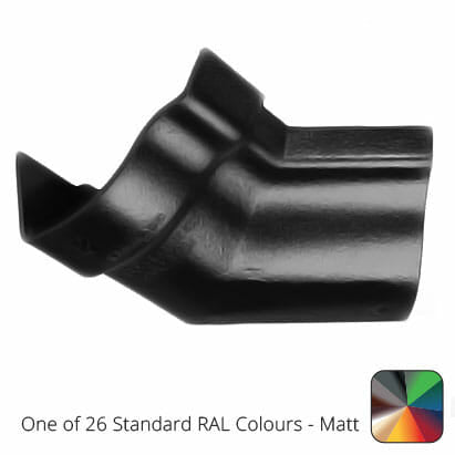 125mm (5") Victorian Ogee Cast Aluminium Gutter 135 Internal Angle - One of 26 Standard Matt RAL colours TBC - Trade Warehouse